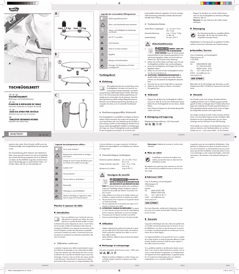 Página 1 del manual Manual de usuario AquaPur IAN 278081
