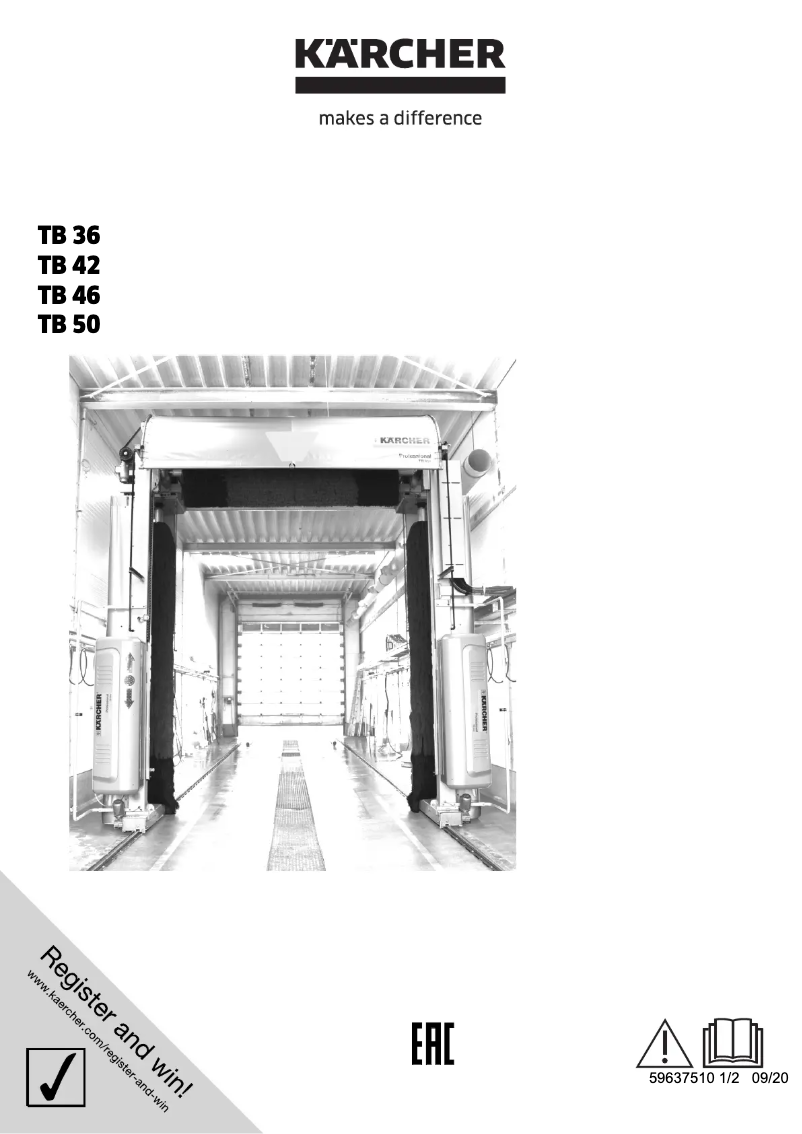 Página 1 del manual Manual de usuario Kärcher TB 36