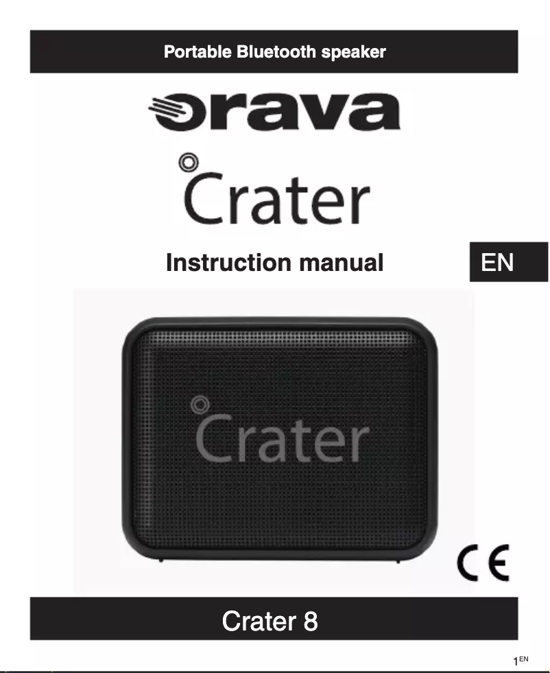 Página 1 del manual Manual de usuario Orava Crater 8