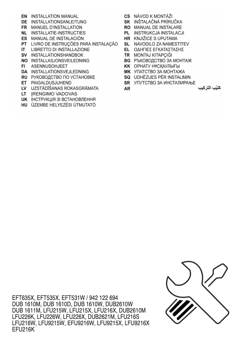 Imagen de la primera página del manual del dispositivo LFU226X