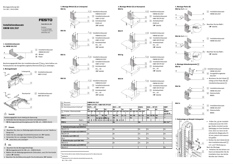 Imagen de la primera página del manual del dispositivo HMIW-E05/E07