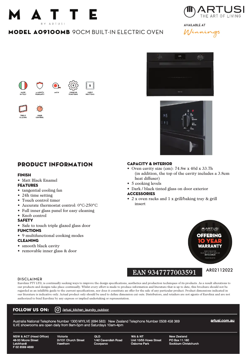 Imagen de la primera página del manual del dispositivo AO9100MB