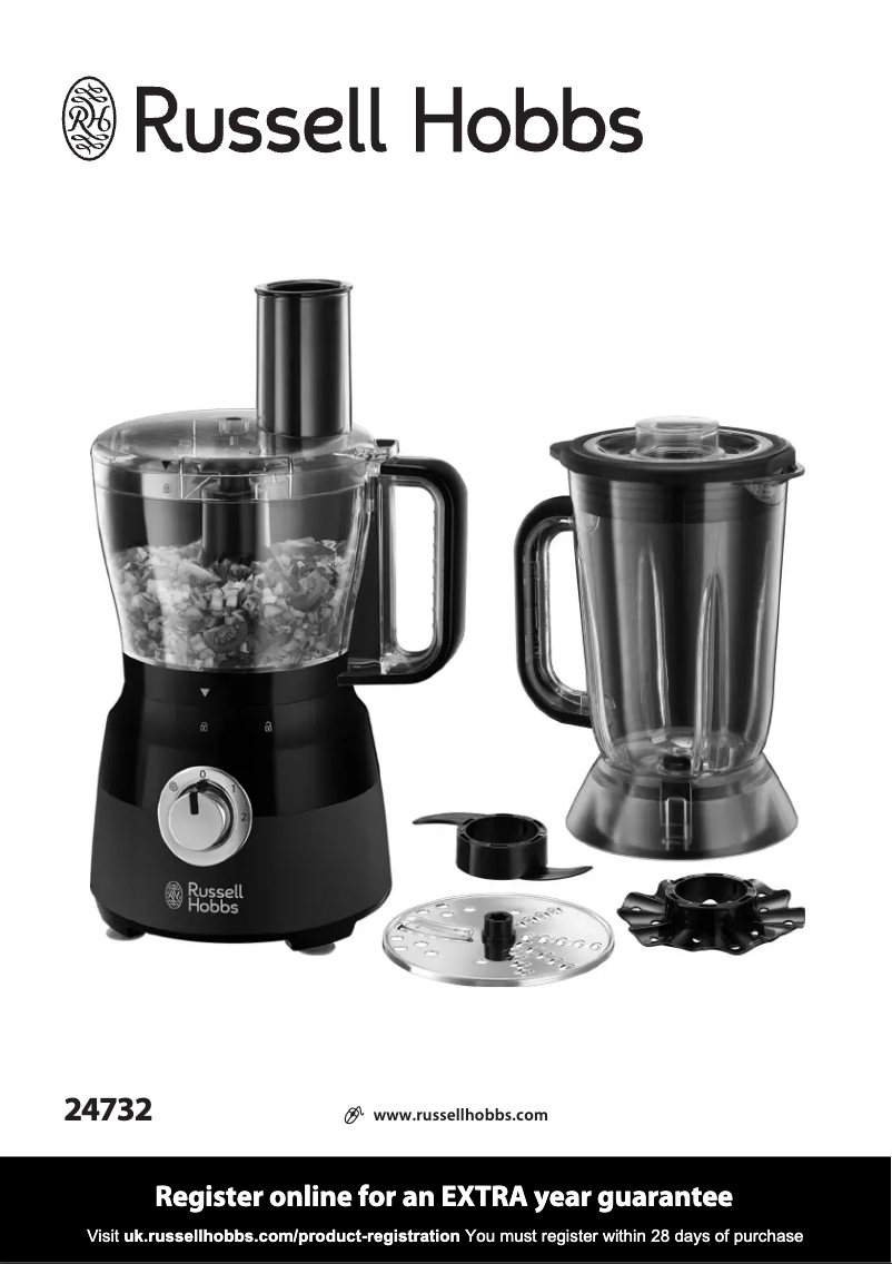 Página 1 del manual Manual de usuario Russell Hobbs 24732