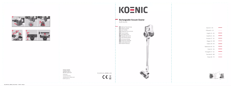 Imagen de la primera página del manual del dispositivo KVR 4120
