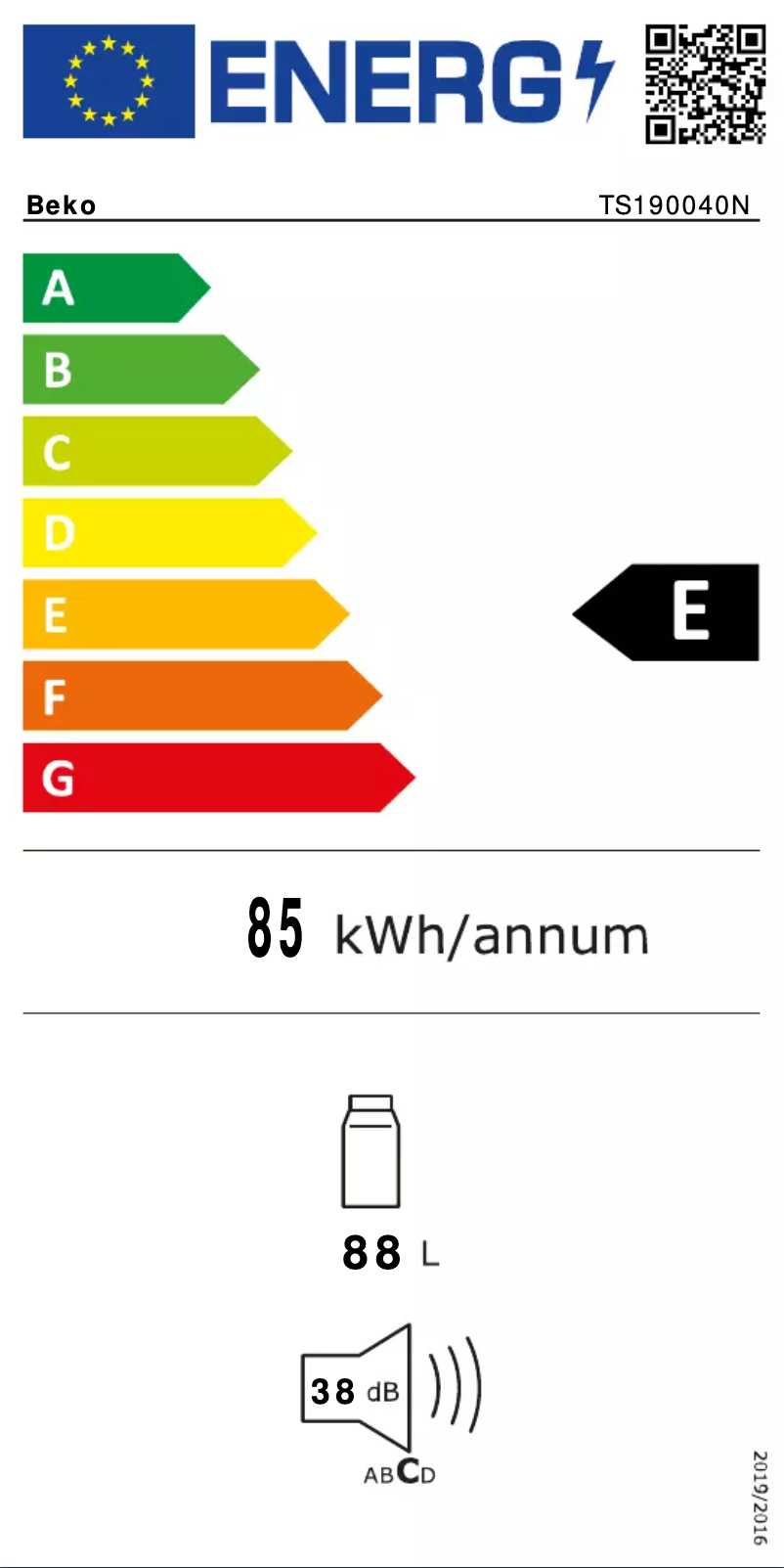 Imagen de la primera página del manual del dispositivo TS190040N