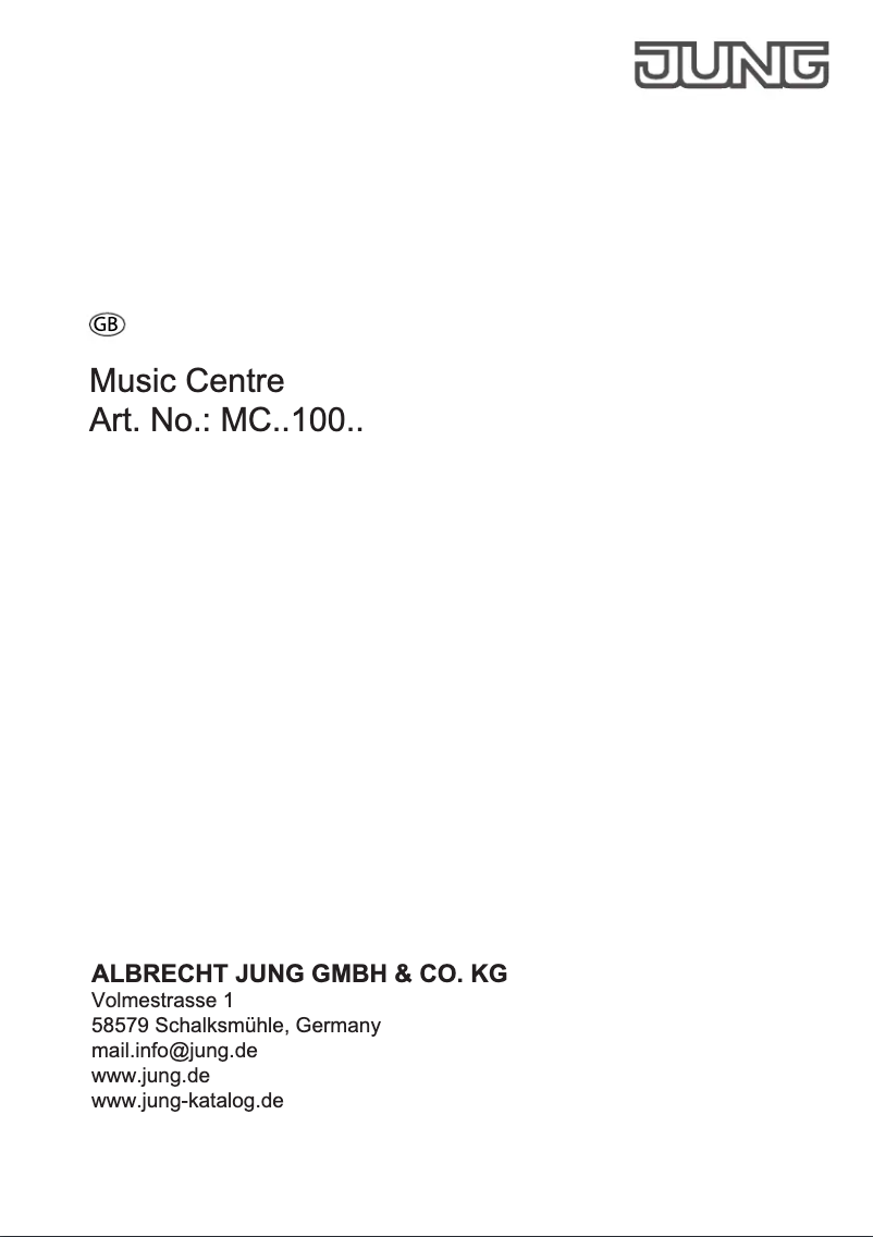 Imagen de la primera página del manual del dispositivo MCA100