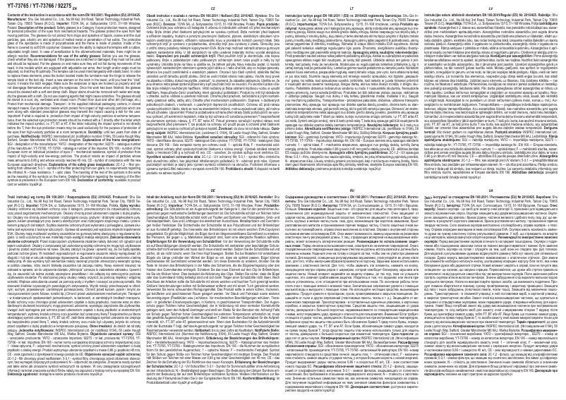 Página 1 del manual Manual de usuario Yato YT-73765