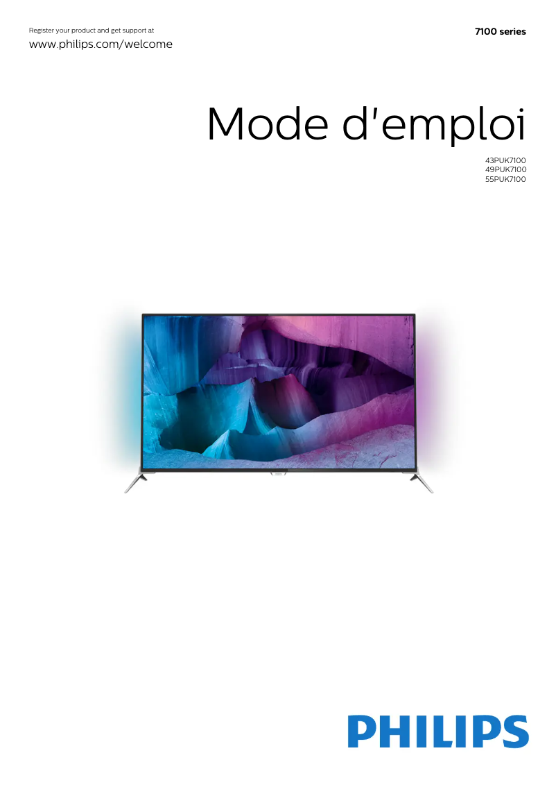Página 1 del manual Manual de usuario Philips 7000 series 49PUK7100