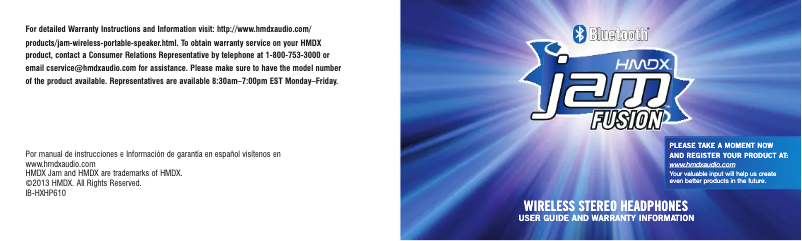 Imagen de la primera página del manual del dispositivo Fusion