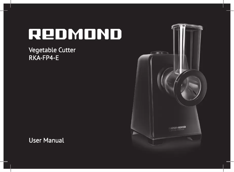 Imagen de la primera página del manual del dispositivo RKA-FP4-E