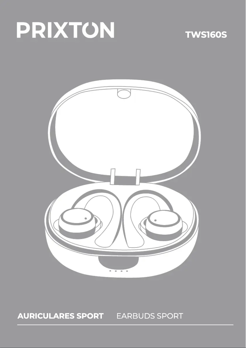 Imagen de la primera página del manual del dispositivo TWS160S