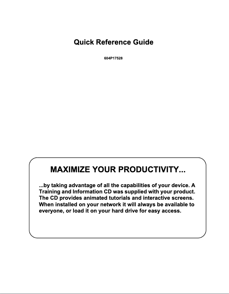 Imagen de la primera página del manual del dispositivo WorkCentre Pro 175