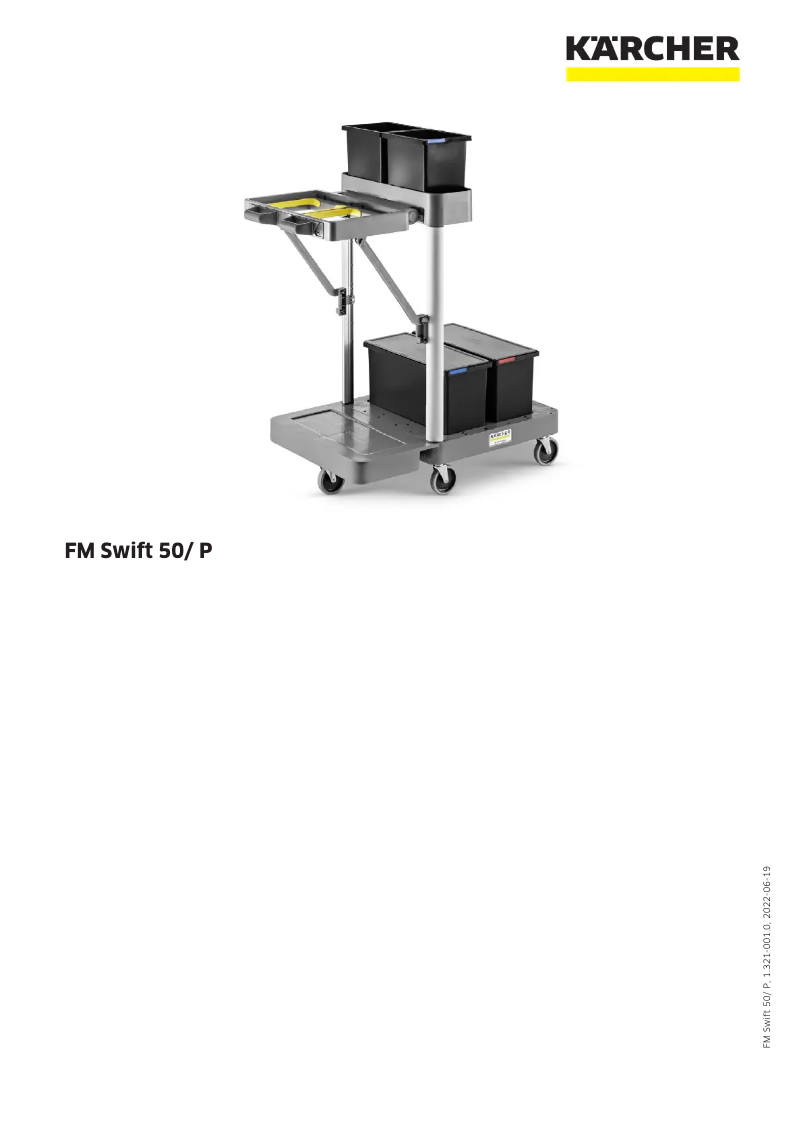 Imagen de la primera página del manual del dispositivo FM Swift 50/ P