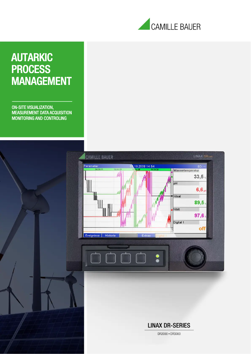 Imagen de la primera página del manual del dispositivo LINAX DR3000