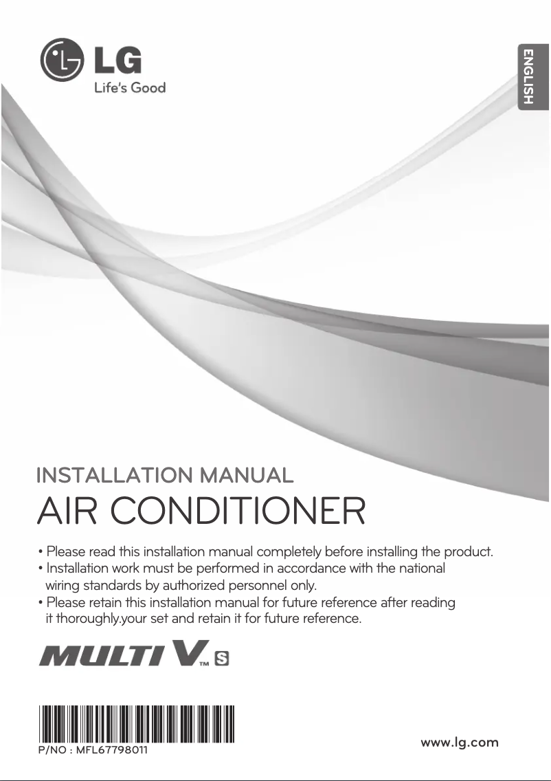 Página nº 1 - Manual de usuario LG MULTI V ARUN120LSS0