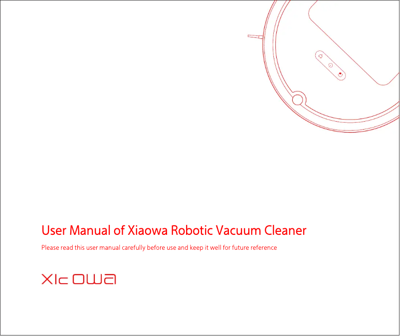 Imagen de la primera página del manual del dispositivo Roborock E3