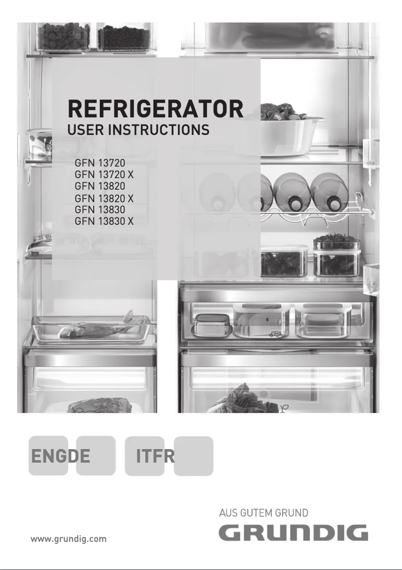 Página nº 1 - Manual de usuario Grundig GFN 13720 X