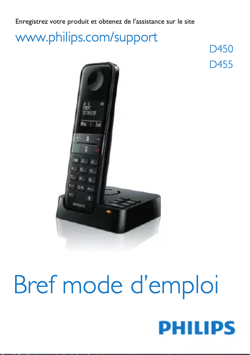 Página 1 del manual Manual de usuario Philips D4554B