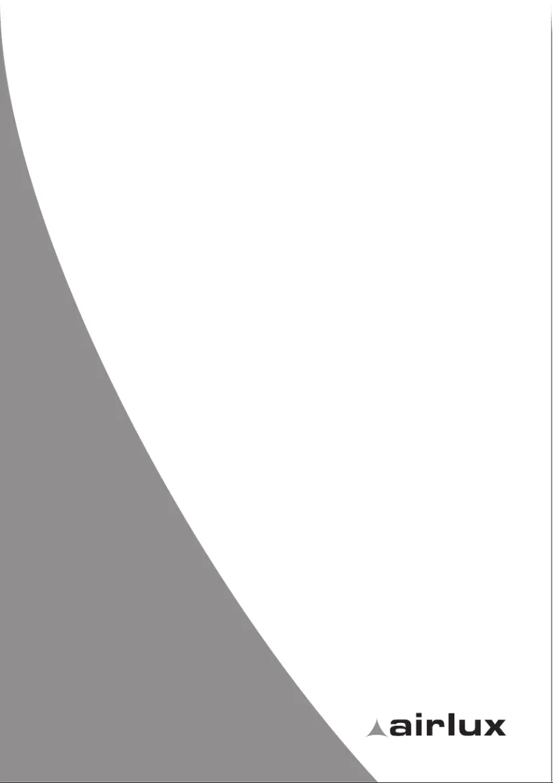 Página 1 del manual Manual de usuario Airlux AHBF970IX