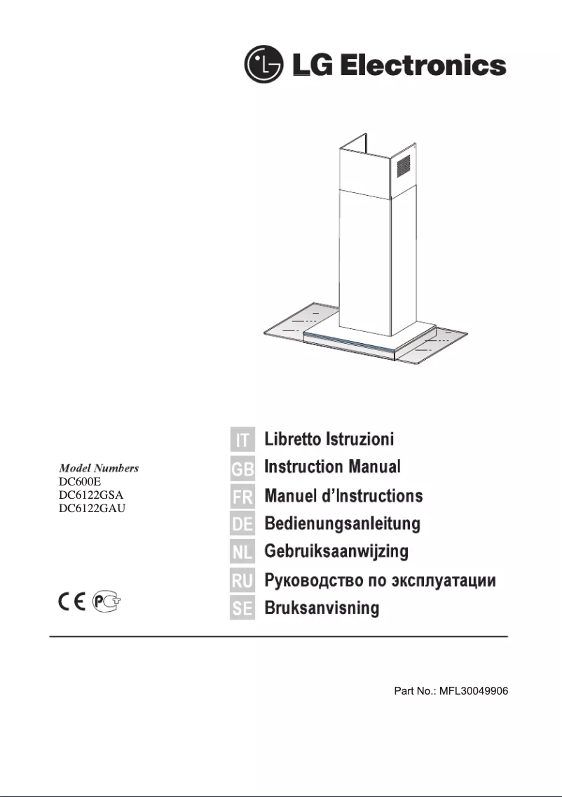 Imagen de la primera página del manual del dispositivo DC6122G