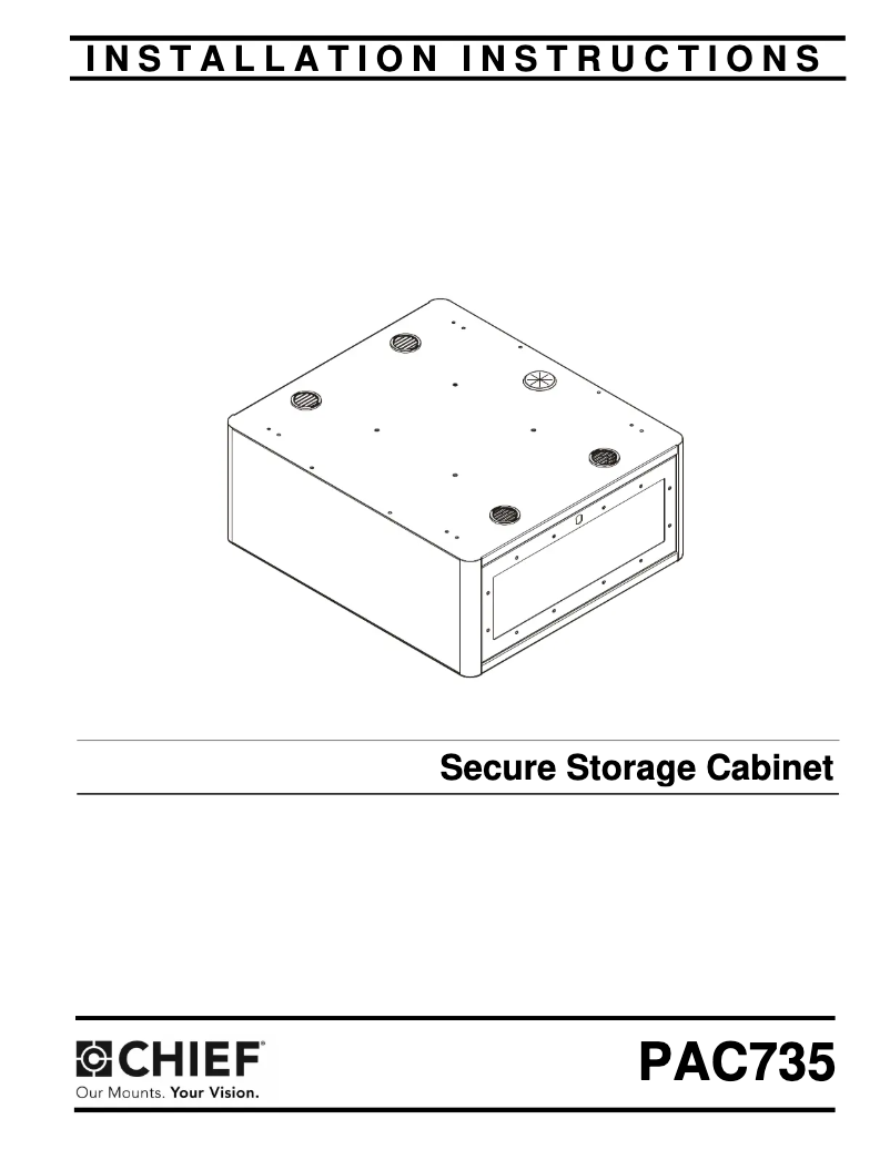 Imagen de la primera página del manual del dispositivo PAC735A
