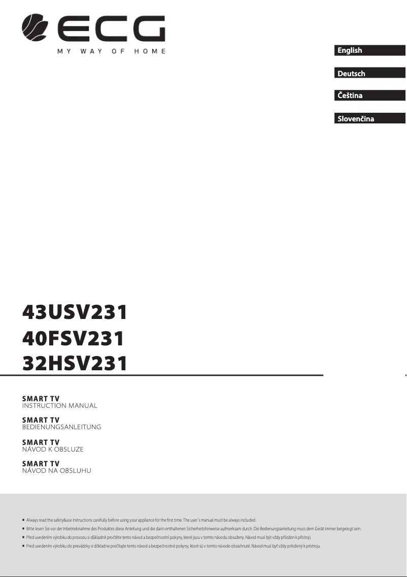 Imagen de la primera página del manual del dispositivo 40FSV231