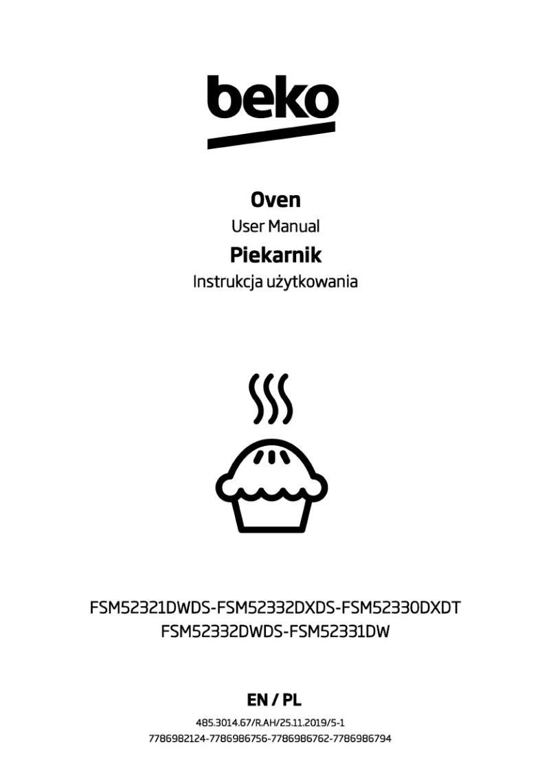 Imagen de la primera página del manual del dispositivo FSM52331DW