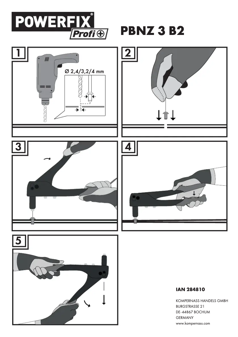 Imagen de la primera página del manual del dispositivo PBNZ 4 B3