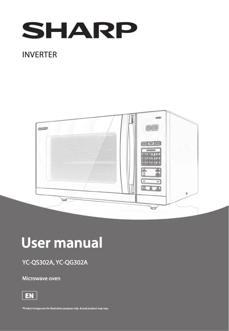 Página 1 del manual Manual de usuario Sharp YC-QG302AU