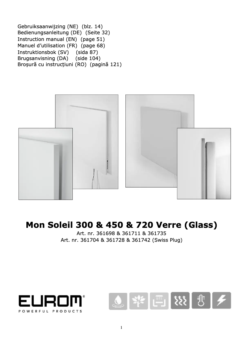 Imagen de la primera página del manual del dispositivo Mon Soleil 450