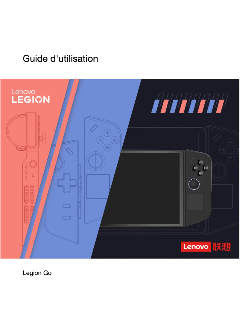 Imagen de la primera página del manual del dispositivo Legion Go