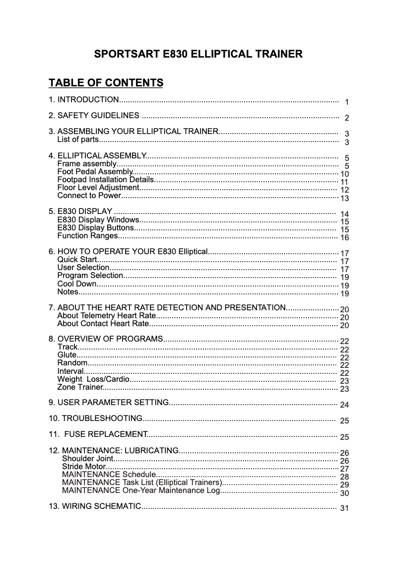 Imagen de la primera página del manual del dispositivo E830