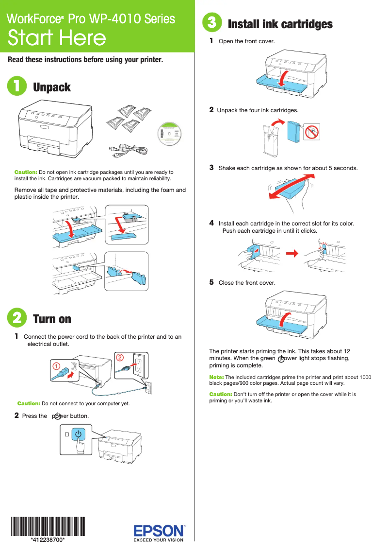 Página 1 del manual Manual de usuario Epson WorkForce Pro WP-4010