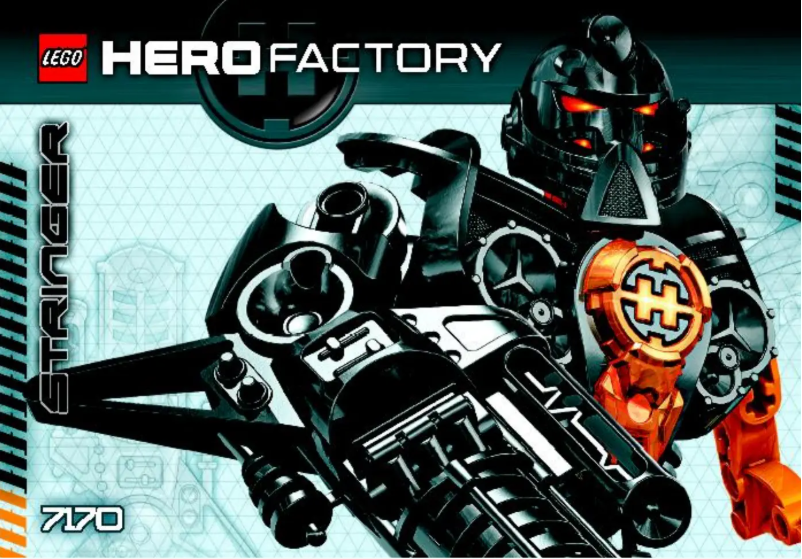 Imagen de la primera página del manual del dispositivo Hero Factory 7170