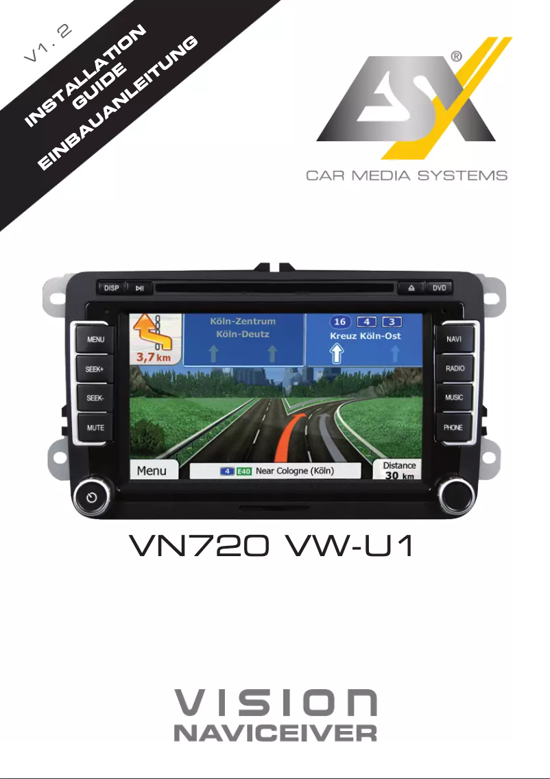 Imagen de la primera página del manual del dispositivo VNS720 VW-U1