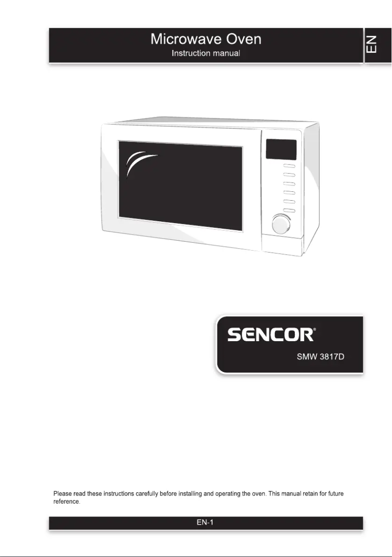 Página 1 del manual Manual de usuario Sencor SMW 3817D