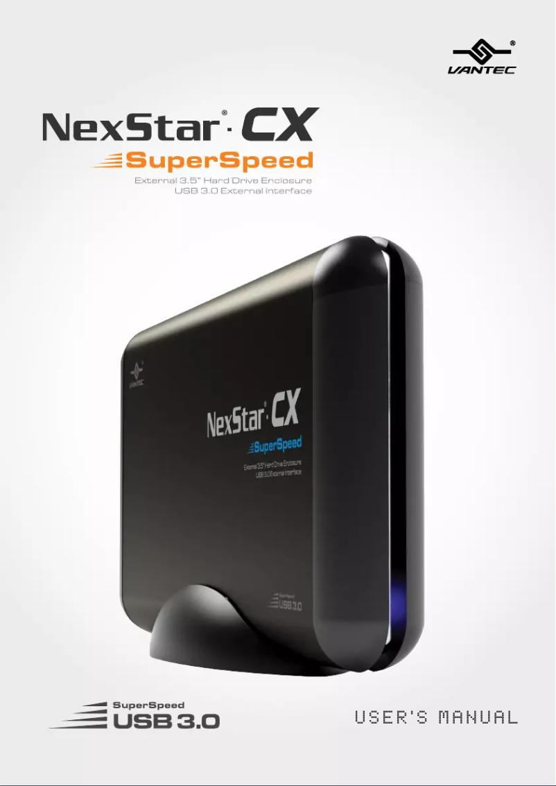 Imagen de la primera página del manual del dispositivo NexStar CX