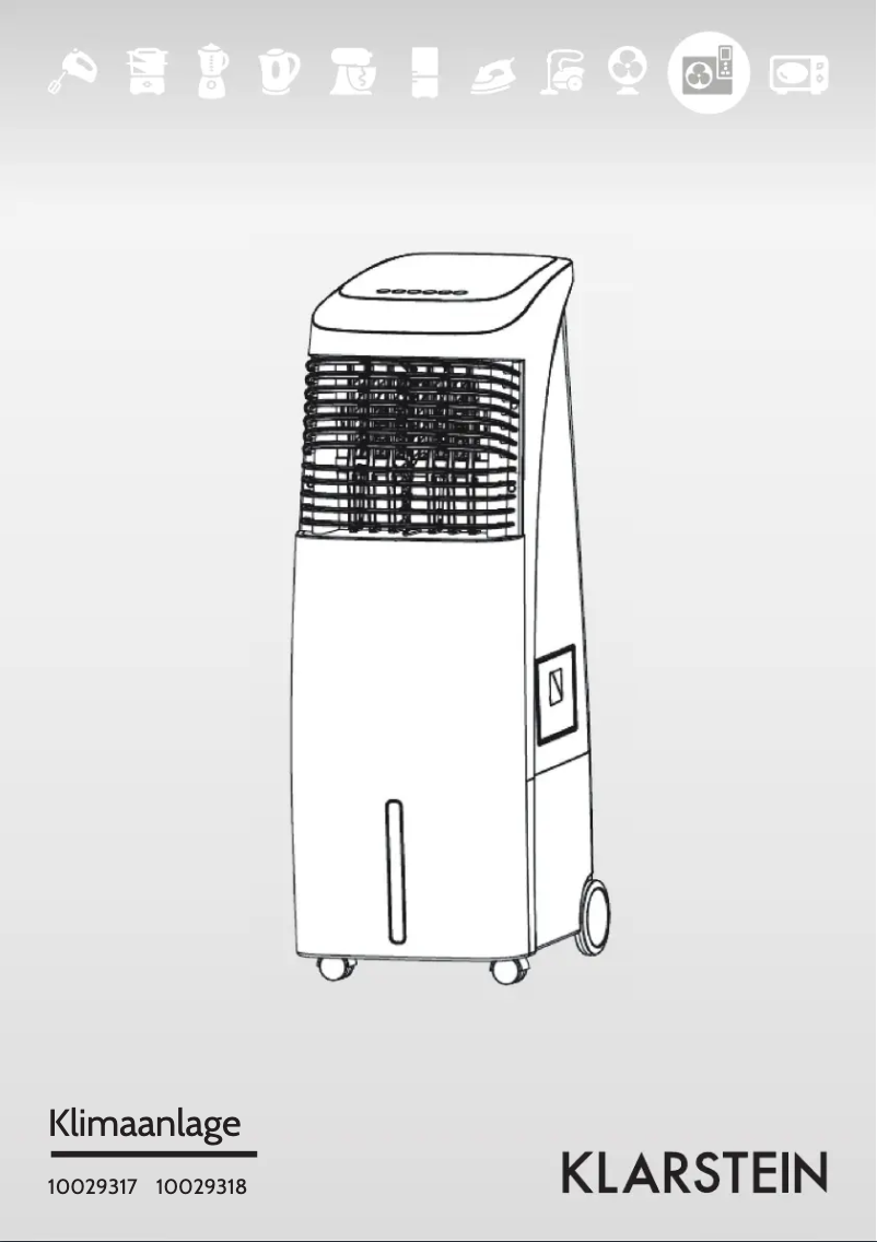 Página 1 del manual Manual de usuario Klarstein 10029318