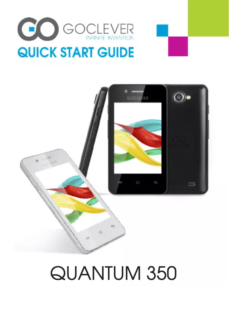 Página 1 del manual Manual de usuario GoClever Quantum 350