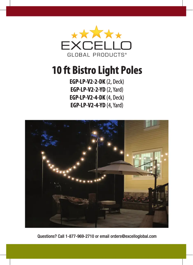 Página 1 del manual Manual de usuario Excello EGP-LP-V2-2-YD