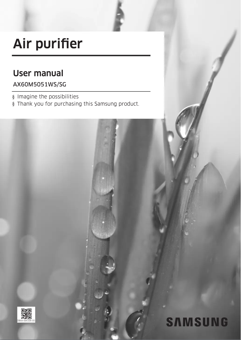 Página 1 del manual Manual de usuario Samsung AX60M5051WS