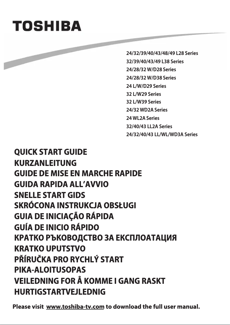 Imagen de la primera página del manual del dispositivo 32LL3A63