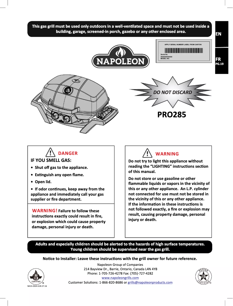 Imagen de la primera página del manual del dispositivo TravelQ Pro 285N