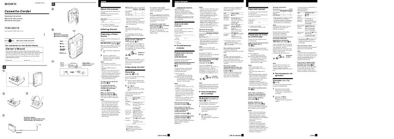 Imagen de la primera página del manual del dispositivo TCM-16