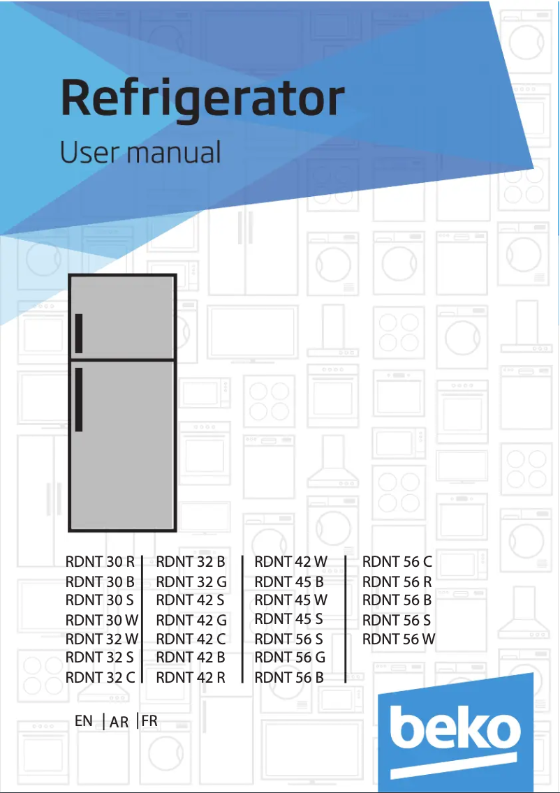 Imagen de la primera página del manual del dispositivo RDNT 56 B