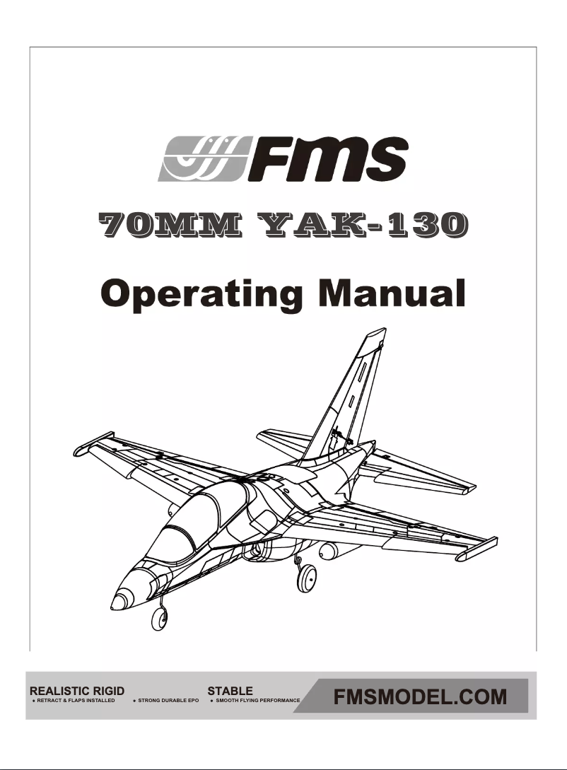 Página 1 del manual Manual de usuario FMS Yak 130
