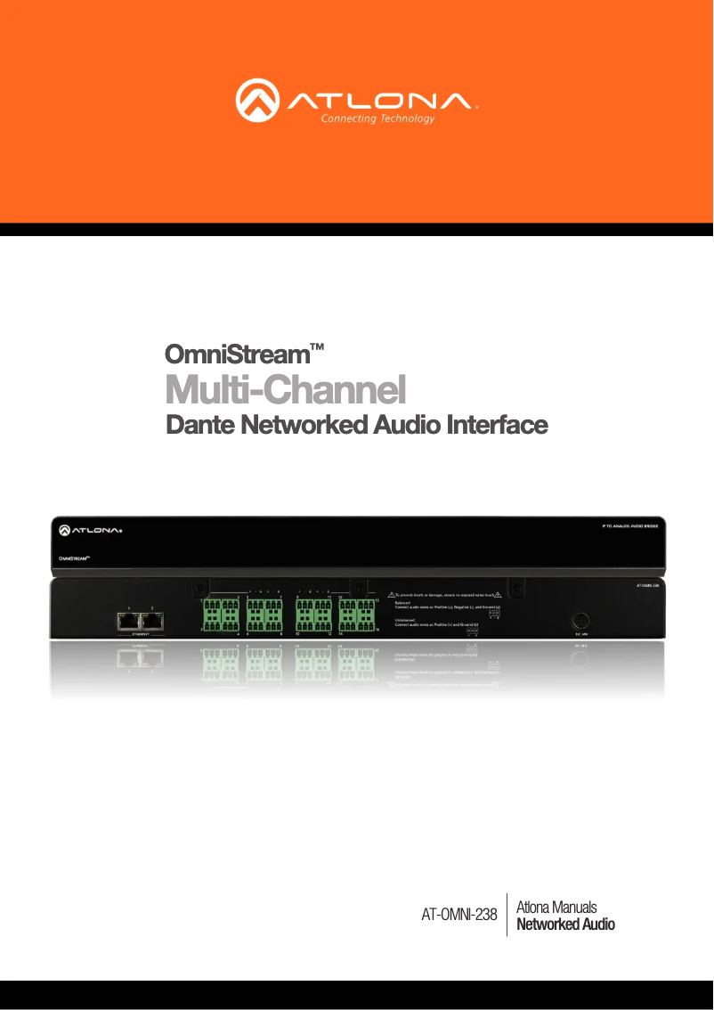 Página nº 1 - Manual de usuario Atlona AT-OMNI-238