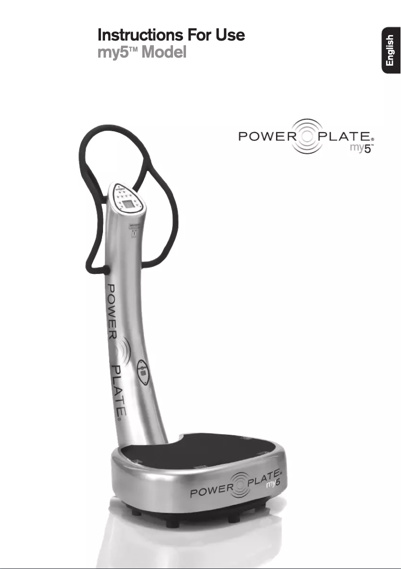 Página 1 del manual Manual de usuario Power Plate My5