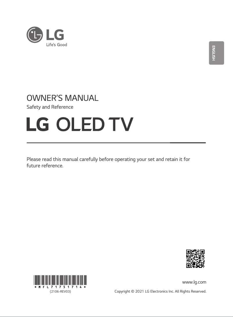 Página nº 1 - Manual de usuario LG OLED48C1PVB