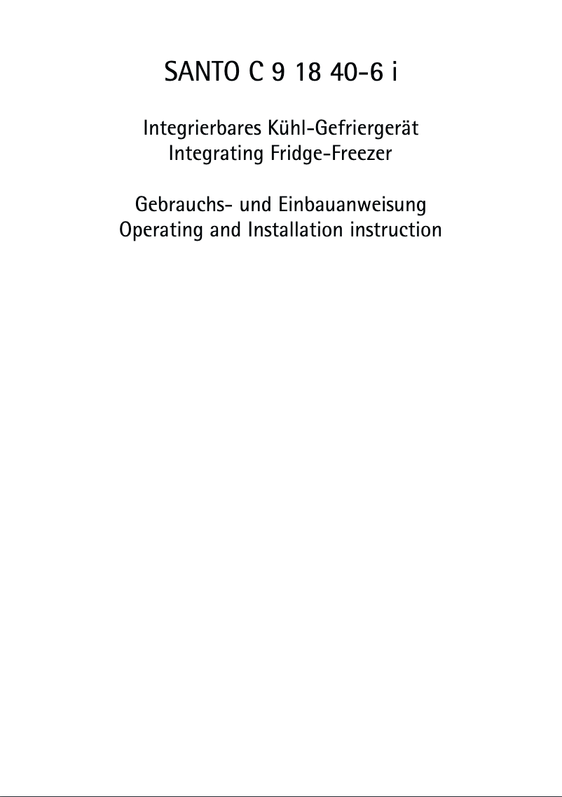 Página nº 1 - Manual de usuario AEG SC91840-6I